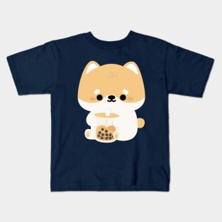 Shiba Inu Boba Kids T-Shirt